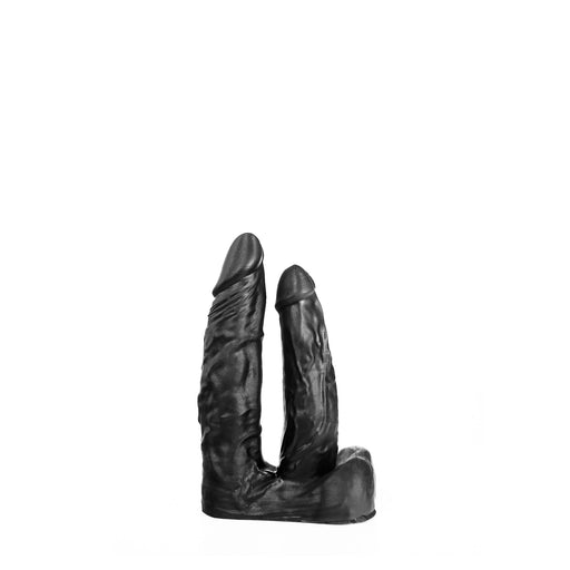 515 line - Dubbele Dildo - 15.5 & 12 cm - Zwart-Erotiekvoordeel.nl