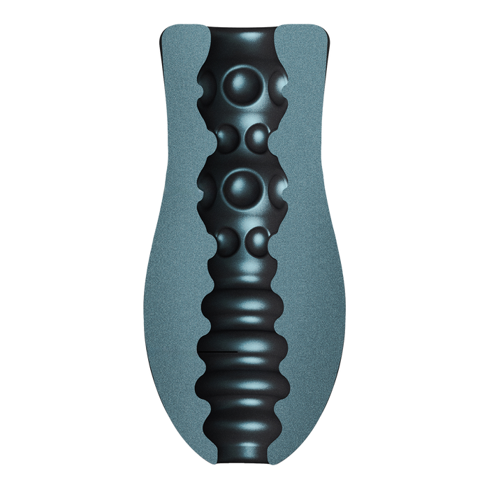 Dorcel - Sili-Cup - Dual Sensation Masturbator - Siliconen - Blauw Metallic