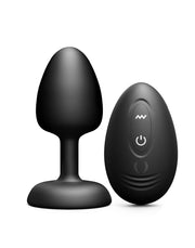 Dorcel - Vibrerende Geisha Infinite Buttplug met Bewegende Metalen Kogel - Zwart - Met Afstandsbediening-laced-up.nl