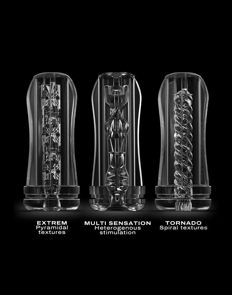 Dorcel - Deep Blow Multi Sensation - Stroker Sleeve For Masturbator - Transparent