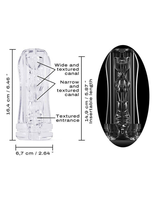 Dorcel - Deep Blow Multi Sensation - Funda Stroker Para Masturbador - Transparente