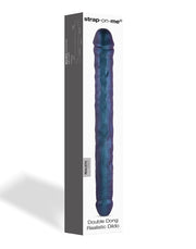 Strap-On-Me - Realistische Dubbele Dildo - Paars Metallic-laced-up.nl