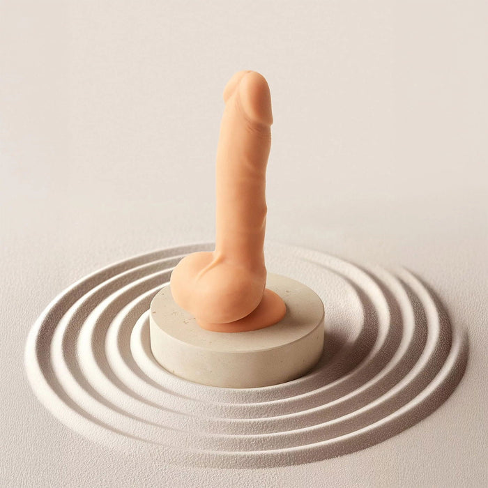 Strap-On-Me - Roterende & Vibrerende Realistische Dildo - Lichte Huidskleur-Erotiekvoordeel.nl