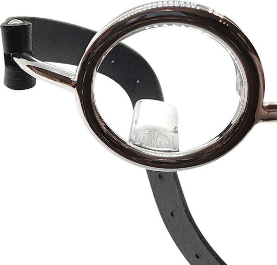 Black Label - Ring Gag met tongspatel - RVS-laced-up.nl