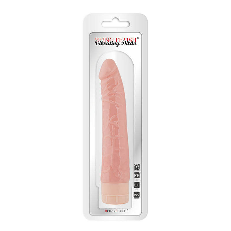 Being Fetish - Natural Vibrating Dildo 8.3" flesh-laced-up.nl