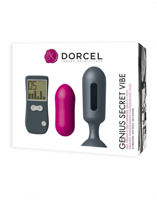 Dorcel - Genius Secret Vibe - Vibrerend Eitje Met gratis buttplug-Laced-up.nl