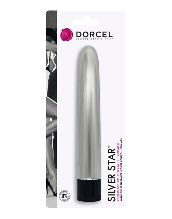 Dorcel - Silver Star - Klassieke Vibrator - Zilver-Laced-up.nl