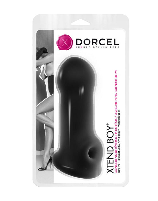 Dorcel - Xtend Boy - Verlengende Penis Sleeve - Zwart-Laced-up.nl