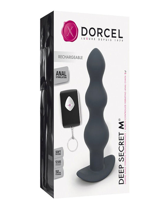 Dorcel - Deep Secret - Vibrerende Buttplug Met Afstandsbediening - Medium-Laced-up.nl