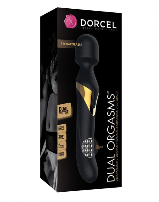 Dorcel - Dual Orgasms - Roterende Wand Vibrator - Dubbelzijdig te Gebruiken-Laced-up.nl