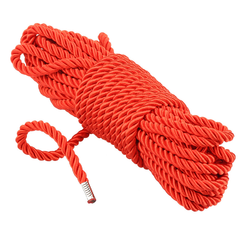 Being Fetish - Magic Touch Deluxe Silky Bondagetouw - 10 meter - Rood