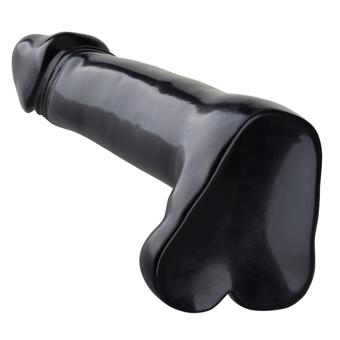 Being Fetish – PVC-Dildo – 32,5 cm – Schwarz