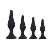 Being Fetish - Anal Plug set black (4pcs)-laced-up.nl
