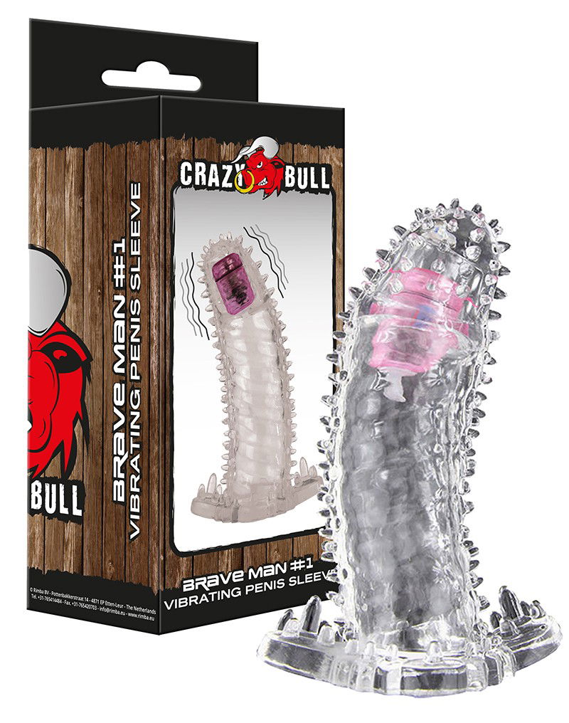 Crazy Bull - Vibrerende Penis Sleeve - Brave Man 1-Laced-up.nl