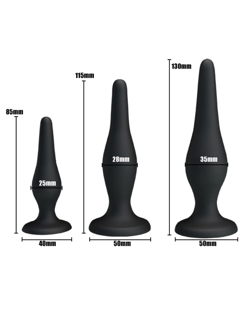 Crazy Bull - Buttplug Anal Training Set - Star Brothers - Negro