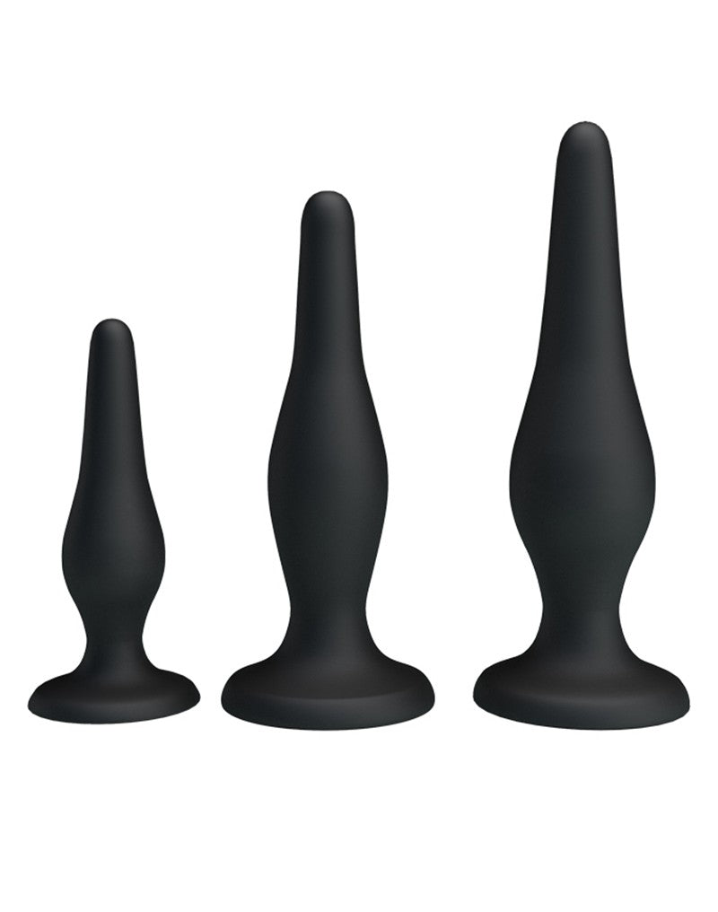 Crazy Bull - Buttplug Anal Training Set - Star Brothers - Negro