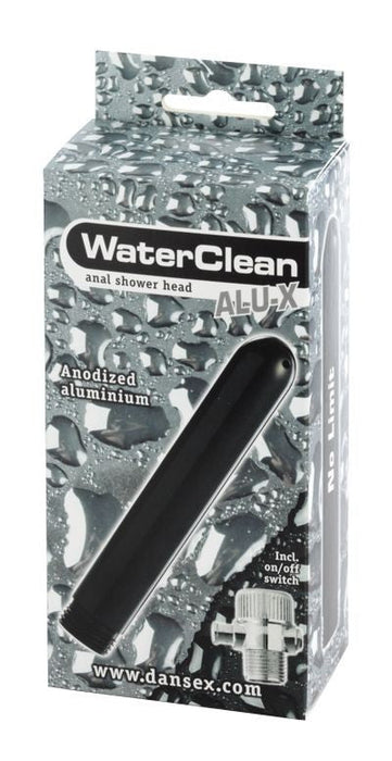 WaterClean - Aluminium Anaal Douche - Zwart-Erotiekvoordeel.nl