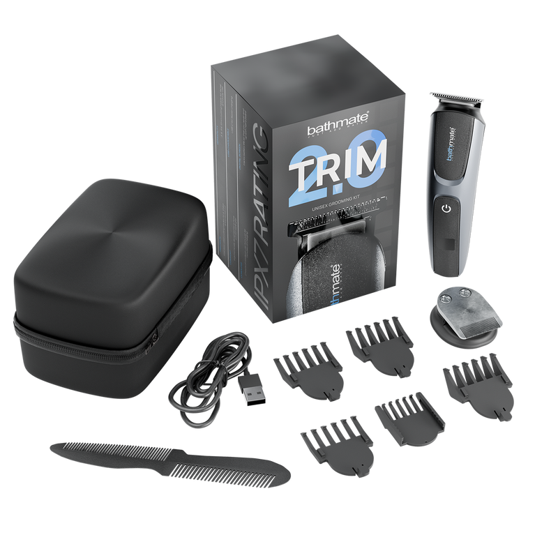Bathmate - Trim 2.0 - Trimmer & Scheerapparaat Intieme Zones - Zwart-laced-up.nl