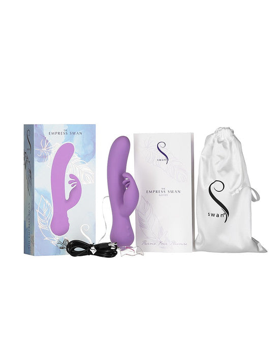 Swan - The Empress - Rabbit Vibrator - Lila-Laced-up.nl