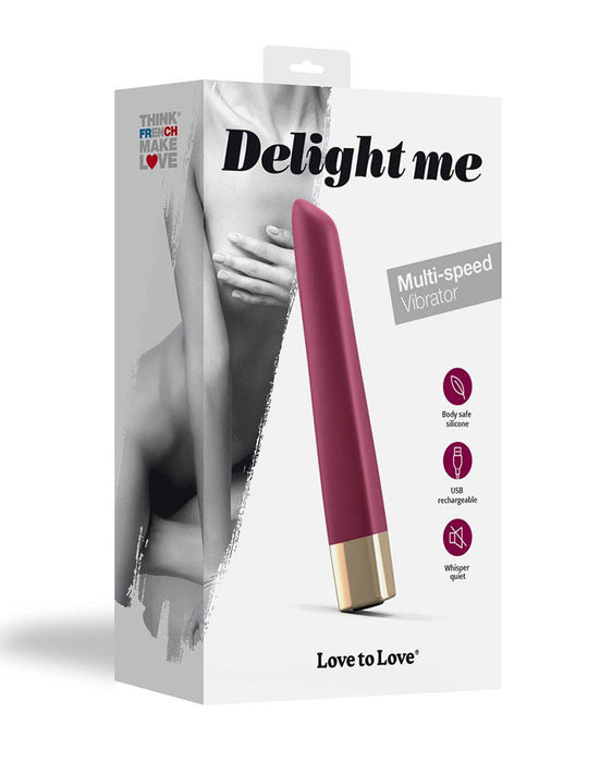 Love to Love - Delight Me - Buigbare Mini Vibrator - Plum-Erotiekvoordeel.nl