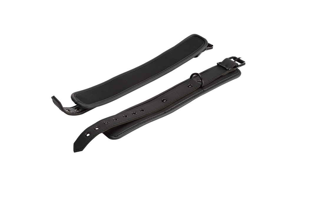 665 Leather - Handboeien - Verstelbaar - Bevat D Ring - Neoprene Wrist Restraints-Laced-up.nl