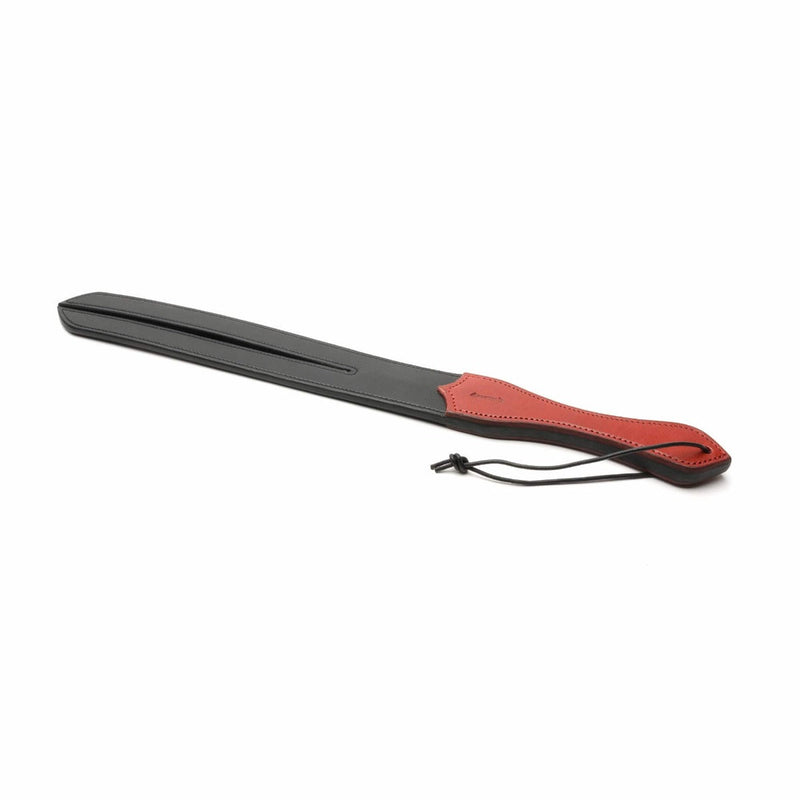 665 Leather - Leren Plak met Gespleten Uiteinde - Viper Paddle-Laced-up.nl