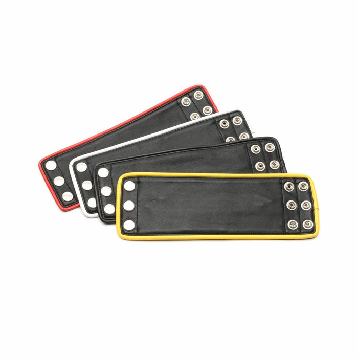 665 Leather - Leren Pols Portemonnee - Zwart Rood - Wrist Wallet Zip Black Red-Laced-up.nl