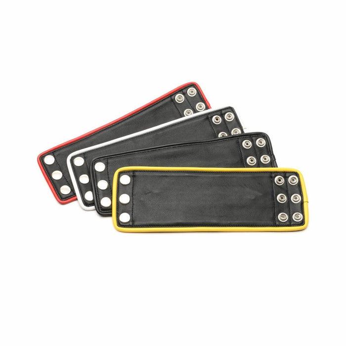 665 Leather - Leren Pols Portemonnee - Zwart Wit - Wrist Wallet Zip Black White-Laced-up.nl