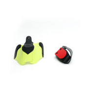 665 Leather - Masker - Playful Pup Hood - Zwart/Geel - One Size-Laced-up.nl