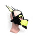 665 Leather - Masker - Playful Pup Hood - Zwart/Geel - One Size-Laced-up.nl