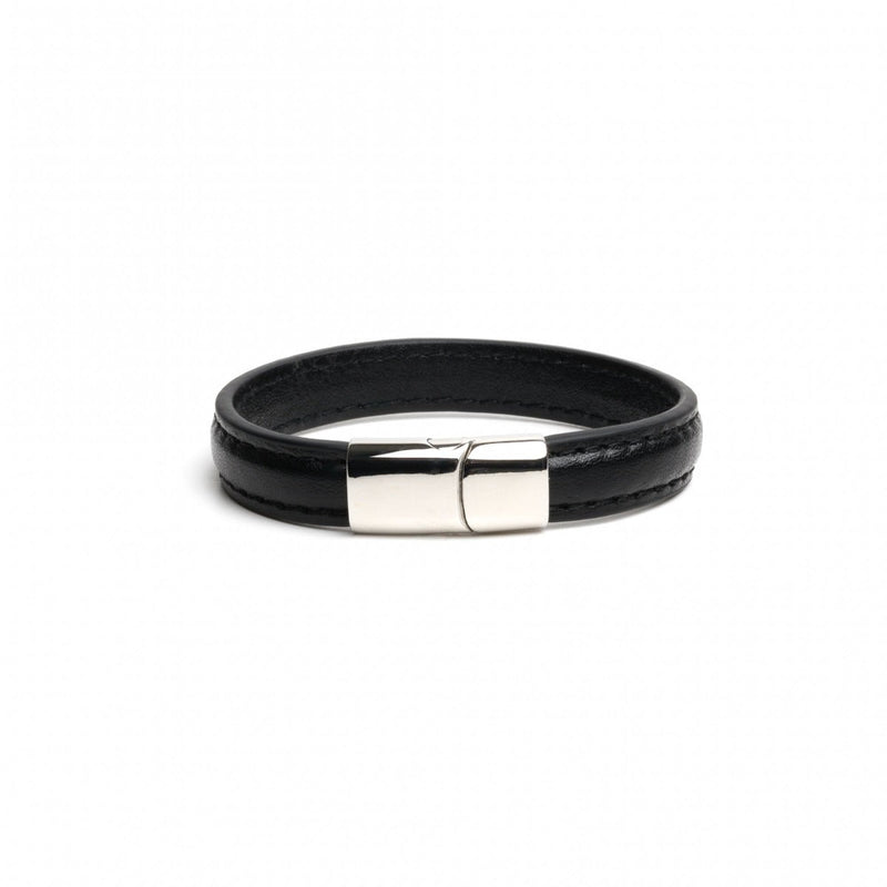 665 - Lederen Armband en Cockring - 2 in 1 - Magnetische Sluiting-Erotiekvoordeel.nl