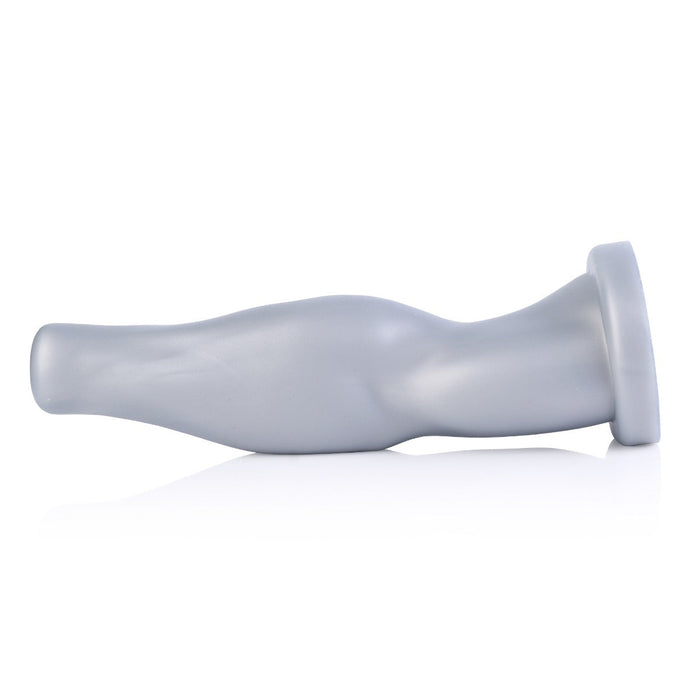 665 Liquid Silicone - Dildo - Arm Wrestler - Vac-U-Lock Compatibel - Zilver-Laced-up.nl