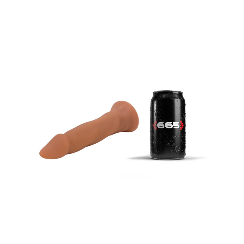 665 Liquid Silicone - Dildo - Liquid Siliconen XXL Dilo - Isopod - Verkrijgbaar in 3 maten - Lichte Huidskleur-Laced-up.nl