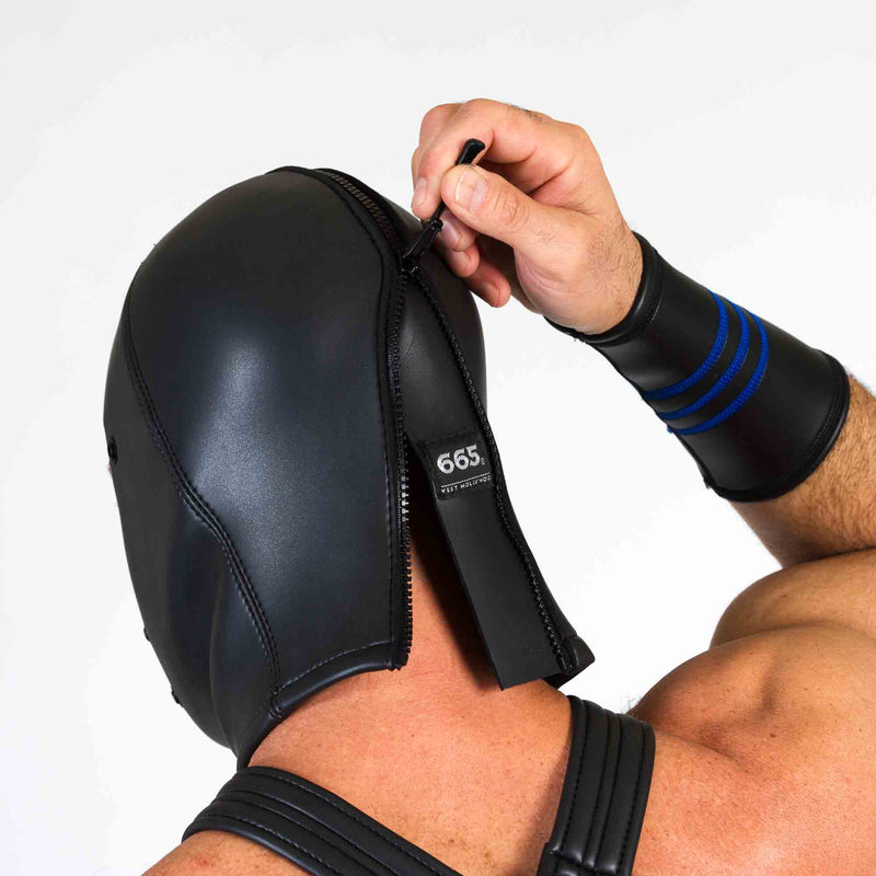 665 - Neopreen Hood - Masker - Neoprene Ultimate Lock Out Hood-Laced-up.nl