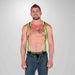 665 Neoprene - Riemenbody - Bretels - Zwart Groen - Verkrijgbaar in 2 maten - Heckler Harness Black / Green-Laced-up.nl
