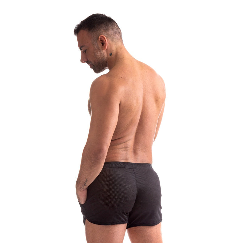 665 - Rally Shorts - Black-Laced-up.nl