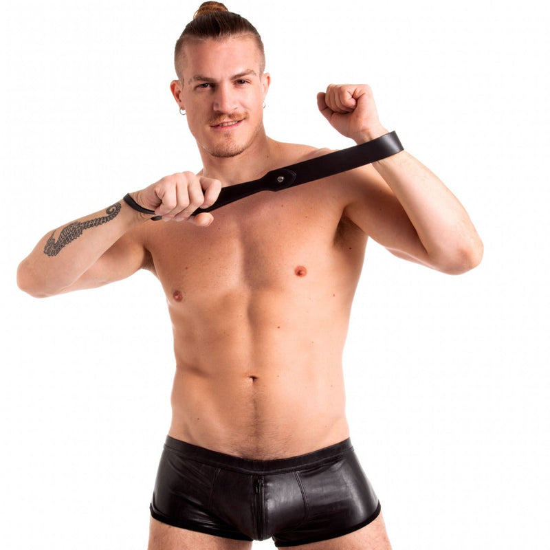 665 Vegan - BDSM Discipline Paddle - Zwart-Erotiekvoordeel.nl