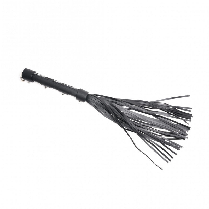 665 Vegan - Flogger - Kunstleer - Zwart-Erotiekvoordeel.nl