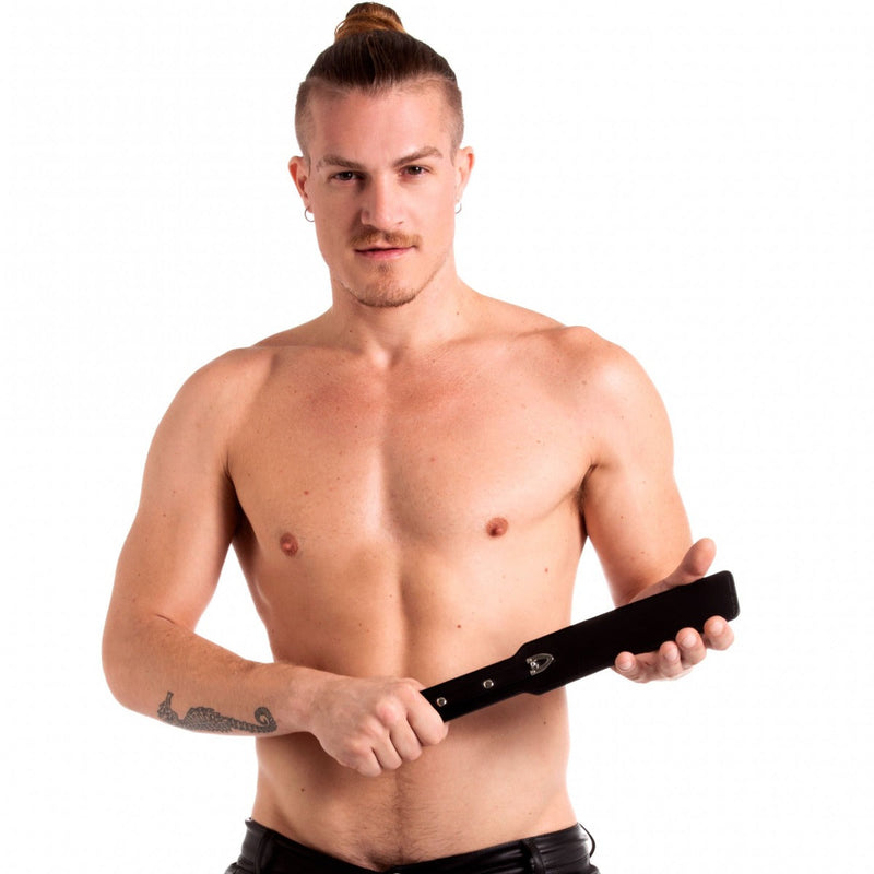 665 Vegan - The Enforcer - Paddle - Simili cuir - Noir - Laced-up.nl