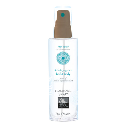 Feromonen Bed & Body Spray Voor Mannen - Amber & Japanse Mint-Erotiekvoordeel.nl