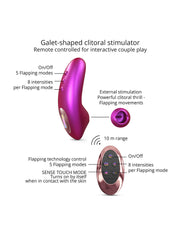 Love to Love - Dreamer - Clitoris Luchtdruk Vibrator - Met Flapping Modus - Iridescent Roze-laced-up.nl