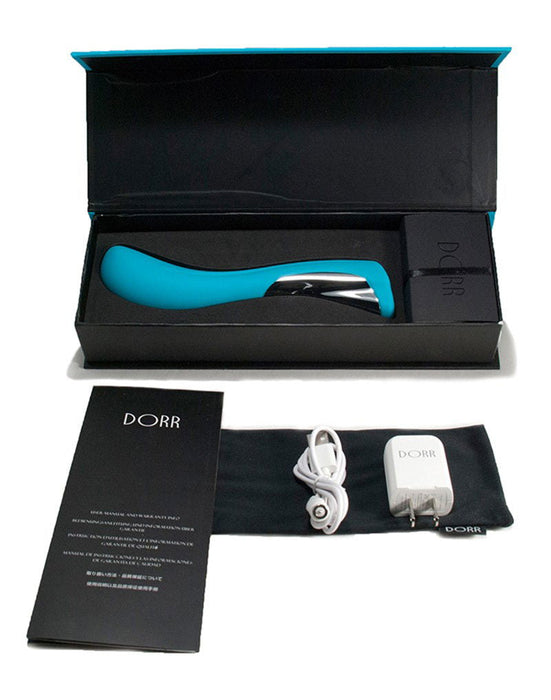 Dorr - Silker G Point Curved G-spot Vibrator - Turquoise-Laced-up.nl