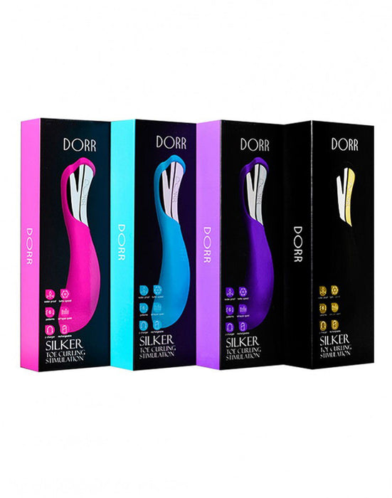 Dorr - Silker G Point Curved G-spot Vibrator - Paars-Laced-up.nl
