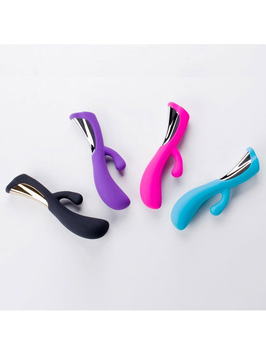 Dorr - Iora - Dual Action Rabbit Vibrator - Roze-Laced-up.nl