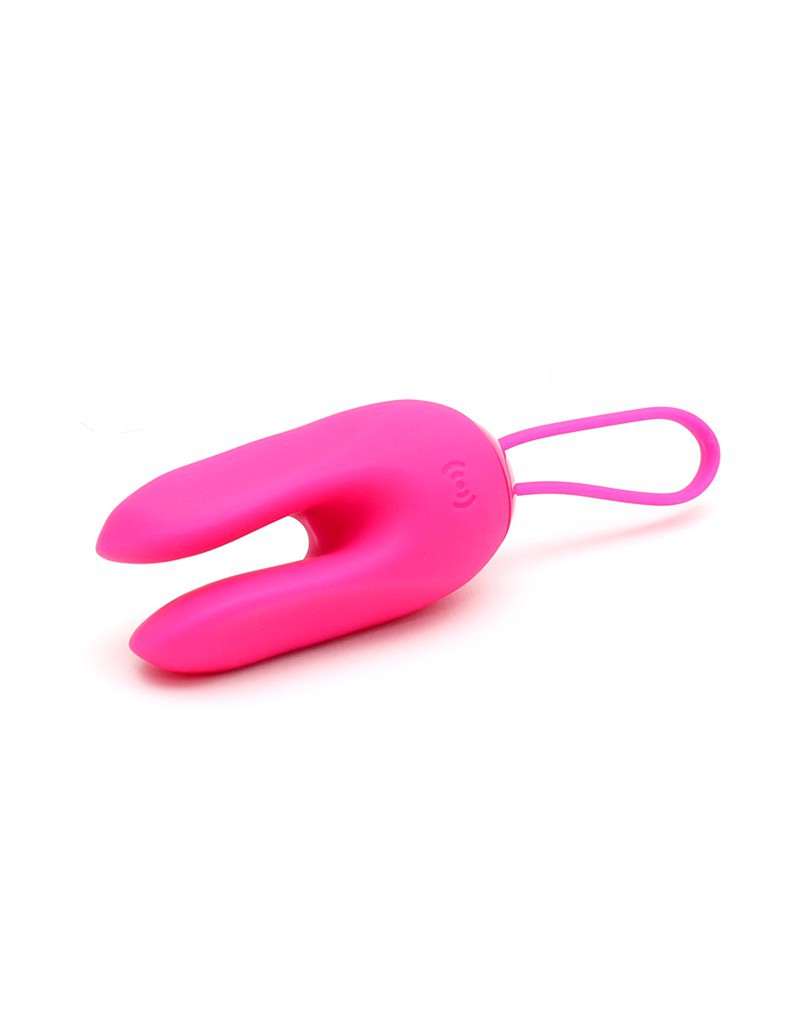 DORR - Ozzy - Vibrerend Ei met Konijnenoortjes en Clitoris Vibrator - Roze-Erotiekvoordeel.nl