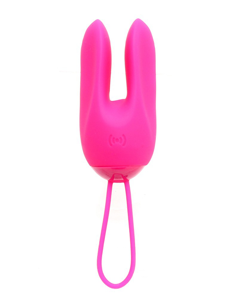 DORR - Ozzy - Vibrerend Ei met Konijnenoortjes en Clitoris Vibrator - Roze-Erotiekvoordeel.nl