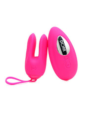 DORR - Ozzy - Vibrerend Ei met Konijnenoortjes en Clitoris Vibrator - Roze-Erotiekvoordeel.nl