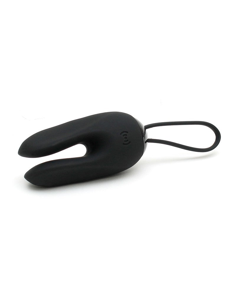 DORR - Ozzy - Vibrerend Ei met Konijnenoortjes en Clitoris Vibrator - Zwart-Erotiekvoordeel.nl
