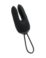 DORR - Ozzy - Vibrerend Ei met Konijnenoortjes en Clitoris Vibrator - Zwart-Erotiekvoordeel.nl