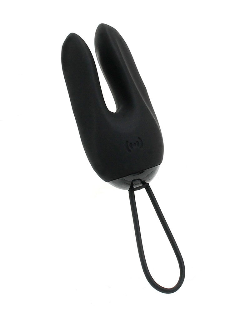 DORR - Ozzy - Vibrerend Ei met Konijnenoortjes en Clitoris Vibrator - Zwart-Erotiekvoordeel.nl